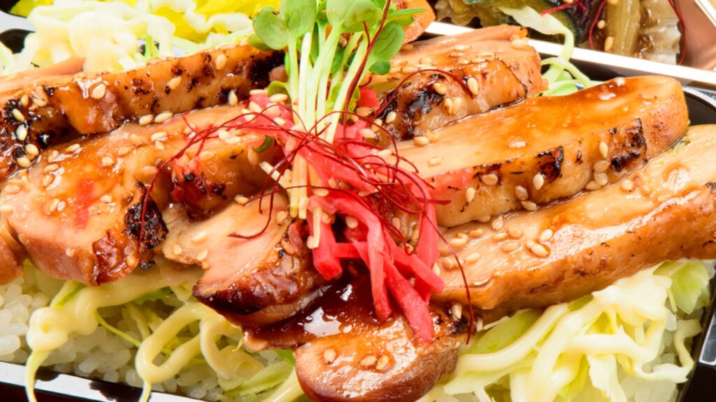 若鶏照り焼き丼ボリューム弁当