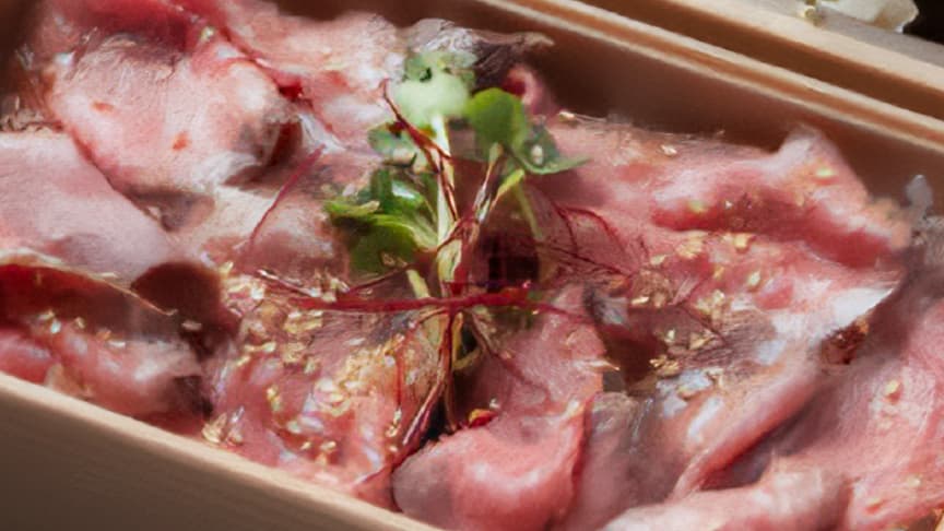 手ごねハンバーグ&厳選牛ローストビーフ2段御膳