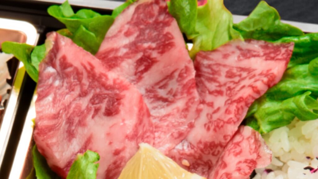 黒毛和牛とキングサーモンの西京焼き御膳