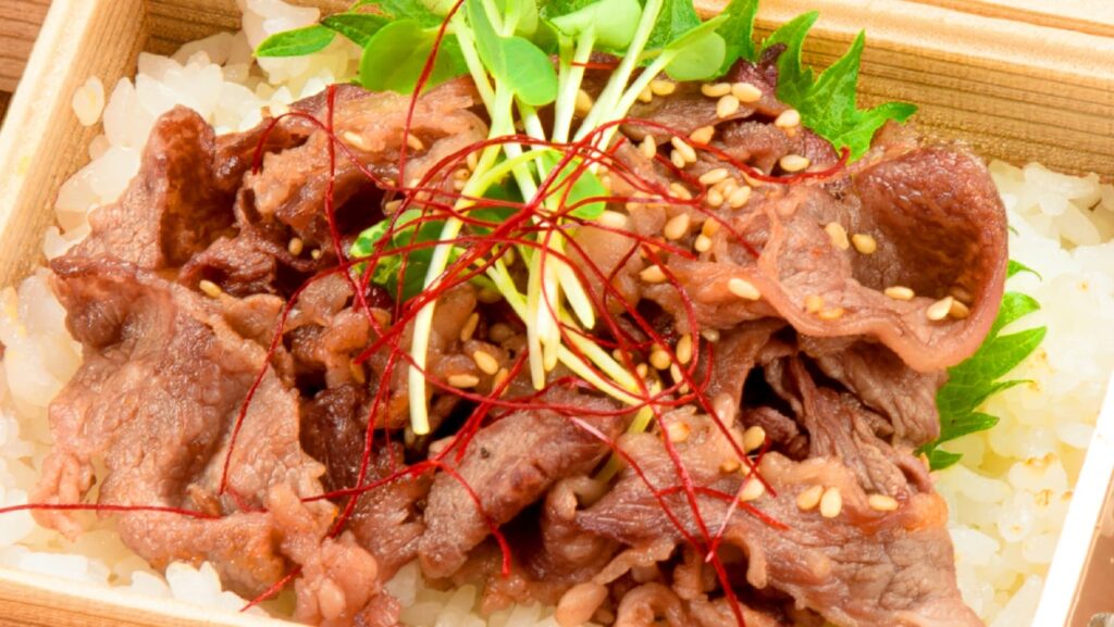 和牛やきしゃぶ秘伝の醤油仕込みご膳